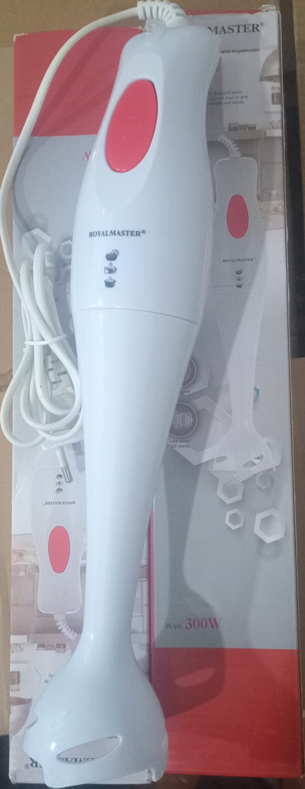 Minipimer RoyalMaster 300W Blanca