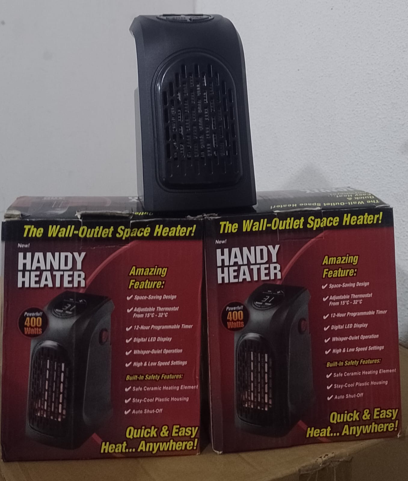 Mini Calefactor de Pared Handy Heater 400W