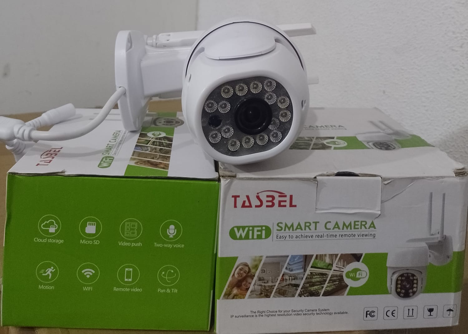 Cámara de Seguridad WiFi TASBEL Smart Camera PTZ
