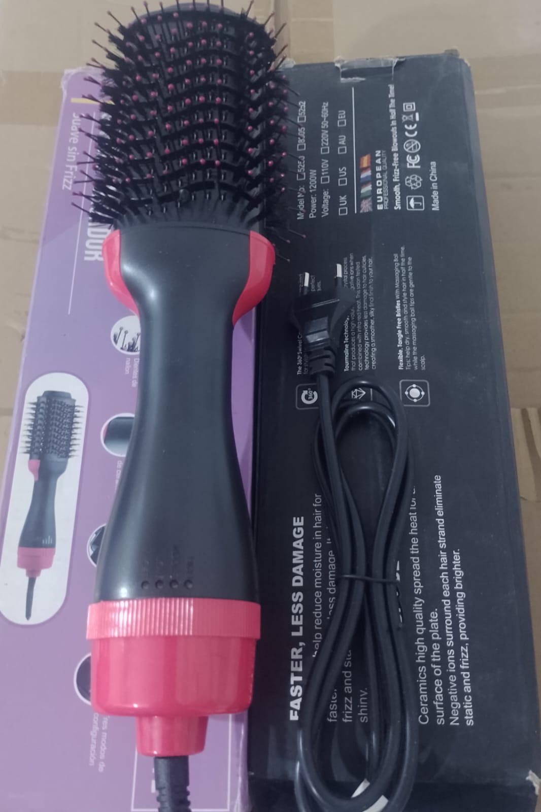 Cepillo Secador Eléctrico 3 en 1 Voluminizador