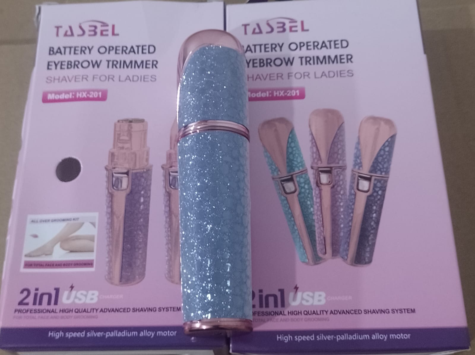 Depiladora Facial 2 en 1 TASBEL USB