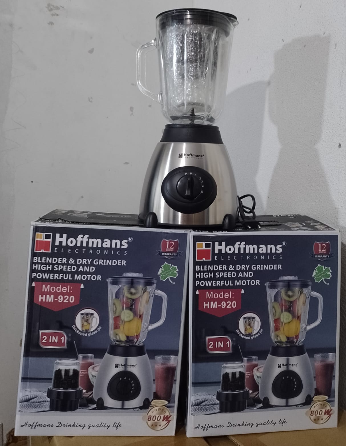 Licuadora Profesional Hoffmans HM-920 800W