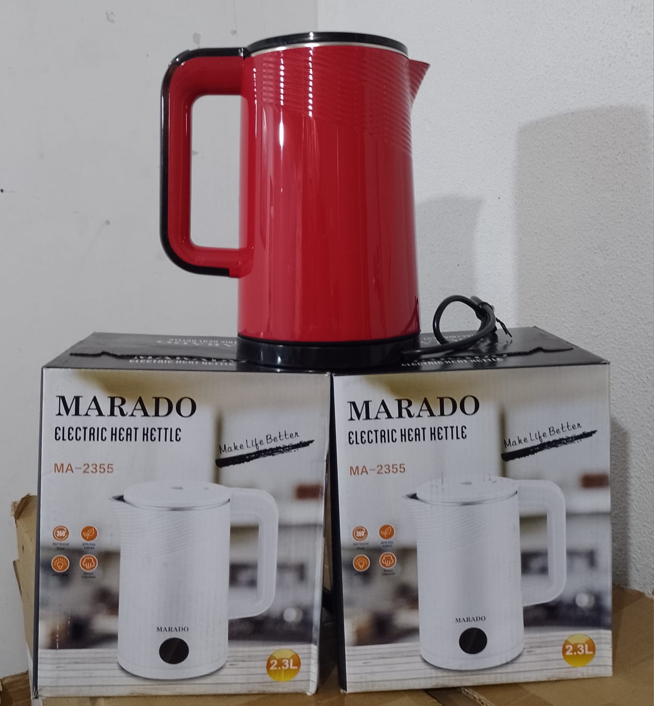 Hervidor Eléctrico Térmico MARADO 2.3L